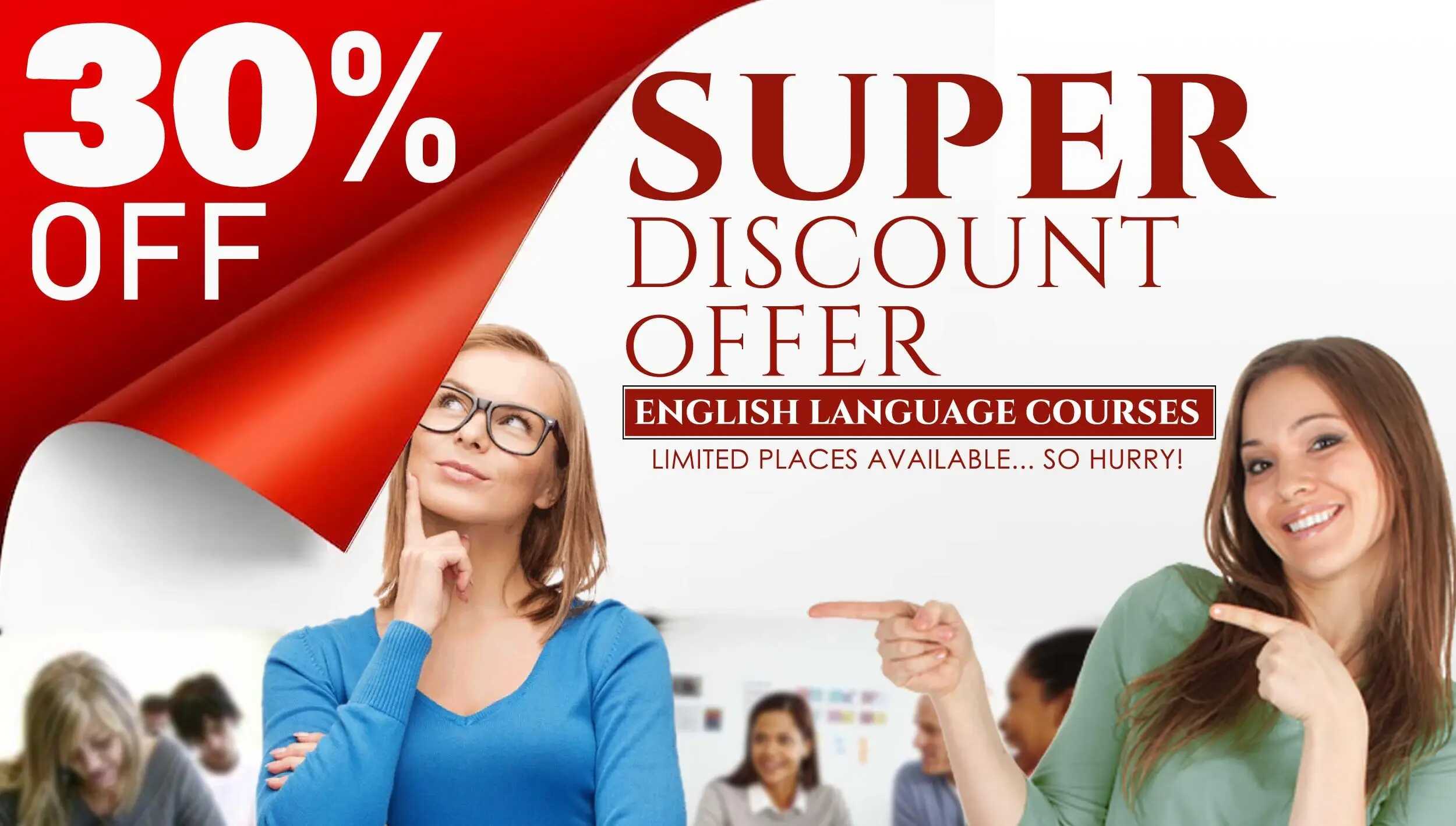  30% Off English Courses – Enroll Now Main